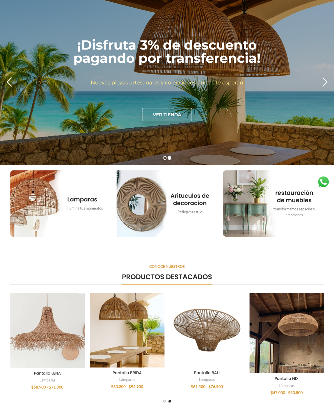 Detalle del proyecto de Estudio Craft